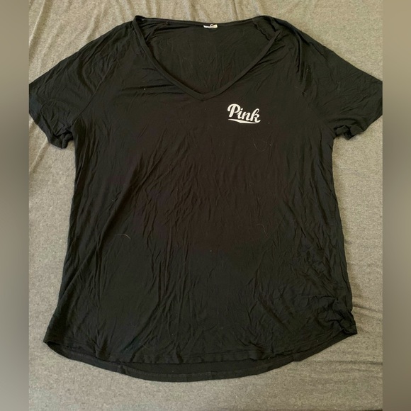 Victoria’s Secret Pink Logo Tee size L - Picture 2 of 3